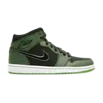 Кроссовки Air Jordan 1 Retro 'Chlorophyll', черный - фото