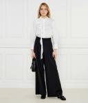 Рубашка женская Marella Кетч декорированная цветком, белый - фото 2