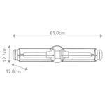 Настенный светильник Elstead Masthead Typ B, серебро - фото 7