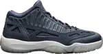 Кроссовки Air Jordan 11 Retro Low IE Obsidian, синий - фото