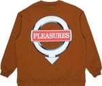 Толстовка Pleasures Language Crewneck 'Caramel', загар - фото 3