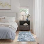 Ковер Soalmost Washable для кухни, 61х92 см, синий/серый - фото 2