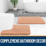 Коврик для ванной Olanly, 92х60 см, персиковый - фото 8