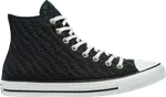 Кроссовки Converse Chuck Taylor All Star High Tonal Weaving - Black, черный - фото