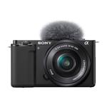 Беззеркальный фотоаппарат Sony ZV-E10 с объективом E PZ 16-50 мм f/3.5-5.6 OSS, черный - фото