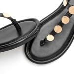 Сандалии с Т-образной перемычкой VIVANCE, Black - фото 4