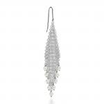 Серьги Tiffany & Co. Elsa Peretti Mesh Fringe, серебро - фото 2