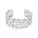 Браслет Tiffany & Co. Paloma Picasso Olive Leaf Narrow, серебро - фото 2