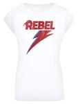 Футболка F4NT4STIC David Bowie Distressed Rebel, белый - фото