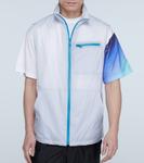 технический жилет со скрытым капюшоном Prada, Perla+Pompelmo - фото 4