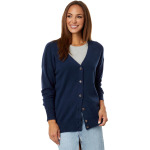 Свитер V-Neck Relaxed Cardigan Madewell, цвет Heather Indigo - фото