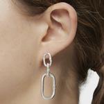 Серьги Tous Small Hold Oval, серебро - фото 7