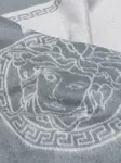 Одеяло icon с бахромой, 180х140 см, Versace, серый - фото 2