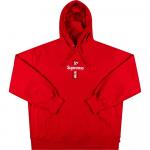 Худи Supreme Cross Box Logo, красный - фото