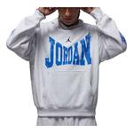 Худи Air Jordan Brooklyn Collegiate Pullover Oversized Hoodie 'Birch Heather Black' - фото