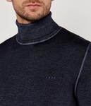 Свитер из шерсти BOSS ORANGE Artulo Regular Fit, темно-синий - фото 4