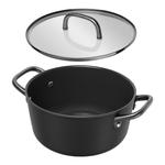 Кастрюля ZWILLING, Milano, 24 см, алюминий с покрытием, черный - фото 3