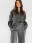 Блуза Honnête Atelier Zahara, антрацит - фото 2
