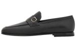 Кожаные лоферы Gancini Ferragamo, Black - фото
