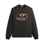 Футболка Kith x Batman Logo Vintage Long Sleeve Tee, Black - фото