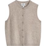 COS Женский бежевый топ-майка - фото