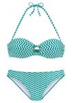 Бикини-бандо JETTE Bandeau Bikini, цвет green/mint - фото