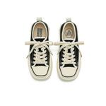 Женские низкие скейтерские кроссовки MASOOMAKE, Экрю - фото 10