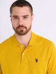 Футболка поло U.S. Polo Assn Solid Pique Small Logo, желтый - фото 2