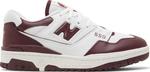 Кроссовки New Balance 550 'White Burgundy', белый - фото 2
