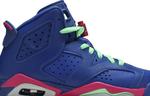 Кроссовки Air Jordan 6 Retro GS Game Royal, синий - фото 2