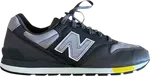 Кроссовки New Balance FIGS X 996 'Grey Yellow', серый - фото 2