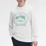 Графический принт Свитшот FRED PERRY, зеленый - фото 7