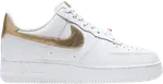 Кроссовки Nike Air Force 1 '07 LV8 'Gold Foil Swoosh', белый - фото 2