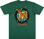 Футболка Supreme Deer Tee 'Light Pine', зеленый - фото 3