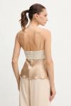 Топ Bardot, бежевый - фото 3