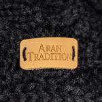 Аранский снуд вязанной косой вязки Aran Traditions, черный - фото 2