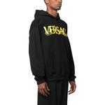 Худи с принтом логотипа VERSACE, черный - фото 6