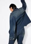 Блуза Studio Untold RAW EDGE, Dark Blue Denim/Dark-Blue Denim - фото 3