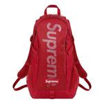 Сумка backpack 'red white' Supreme, красный - фото