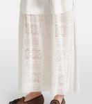 Дженнер платье-рубашка из поплина и кружева Simkhai, белый - фото 5