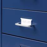 Тумба выдвижная Ikea Helmer Castors, 28х69 см, синий - фото 7