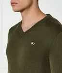 Свитер Regular fit Tommy Jeans, зеленый - фото 4