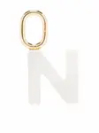 Подвеска Lucid Letter N Maria Black, белый - фото
