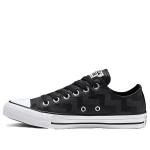 Кроссовки chuck taylor all star low top canvas 'black white' Converse, черный - фото