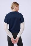 Толстовка Anna Field LACE SLEEVE, Navy/Dark Blue - фото 3