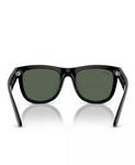 Солнцезащитные очки унисекс, реверс Wayfarer Ray-Ban, черный - фото 9