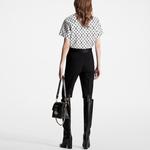 Футболка женская Louis Vuitton с принтом, белый / черный - фото 3