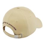 LINING Хлопковая бейсболка унисекс бежевая, Beige - фото 4