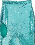 Юбка Loewe Sequin Cut Out Skirt 'Turquoise', синий - фото 2