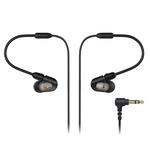 Наушники-вкладыши Audio-Technica ATH-E50 мониторные, черный - фото 2